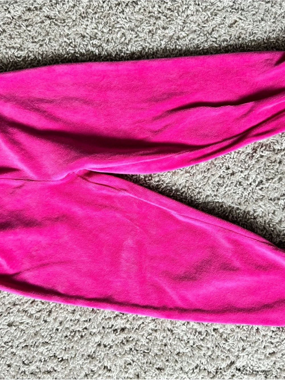 Juicy Couture Hot Pink Girls' Hooded Zip-Up Sweatshirt and Sweatpants